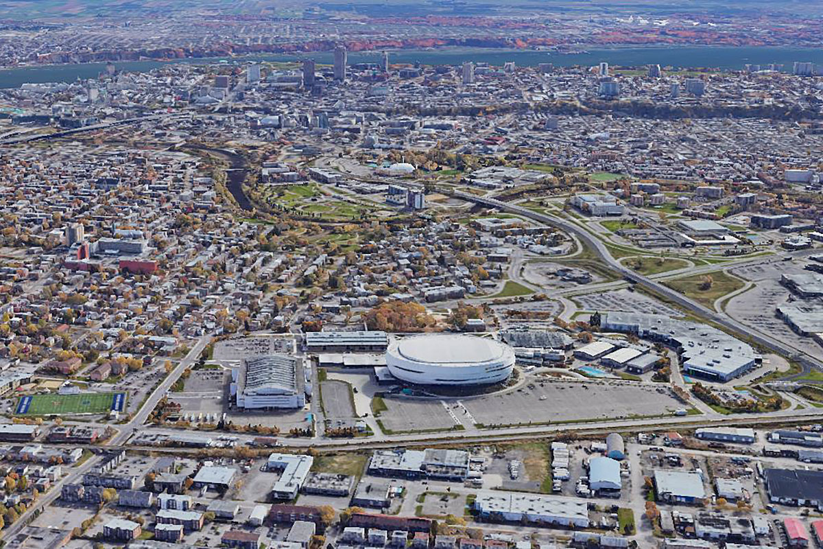 Québec où s'érige de Colisée de Québec, n.d. © Photo: Ville de Québec.