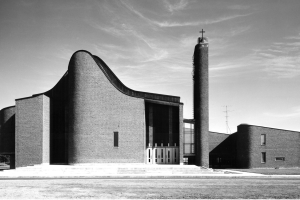 Église Saint-Gérard-Majella, Saint-Jean-sur-Richelieu, vers 1962. Crédit : A49.